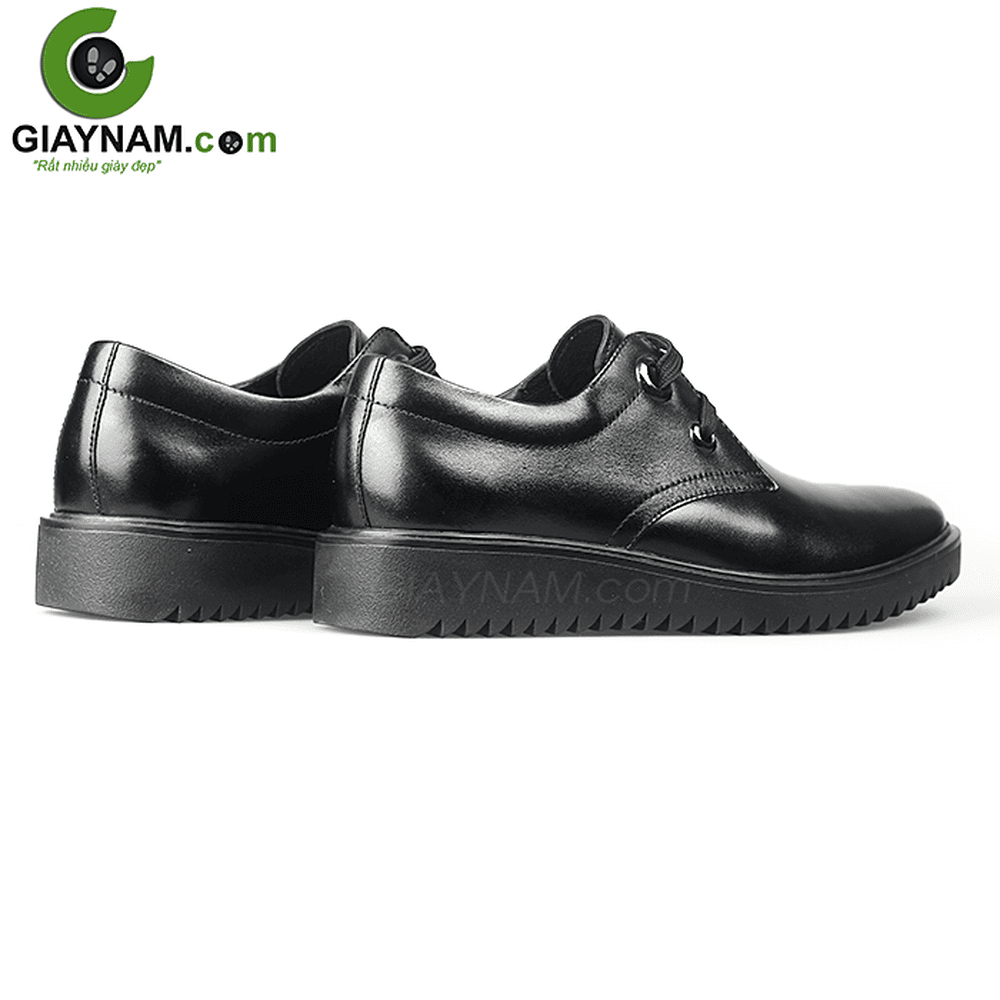 Giày buộc dây nhập khẩu thời trang cao cấp màu đen truyền thống Mã BD05210D4